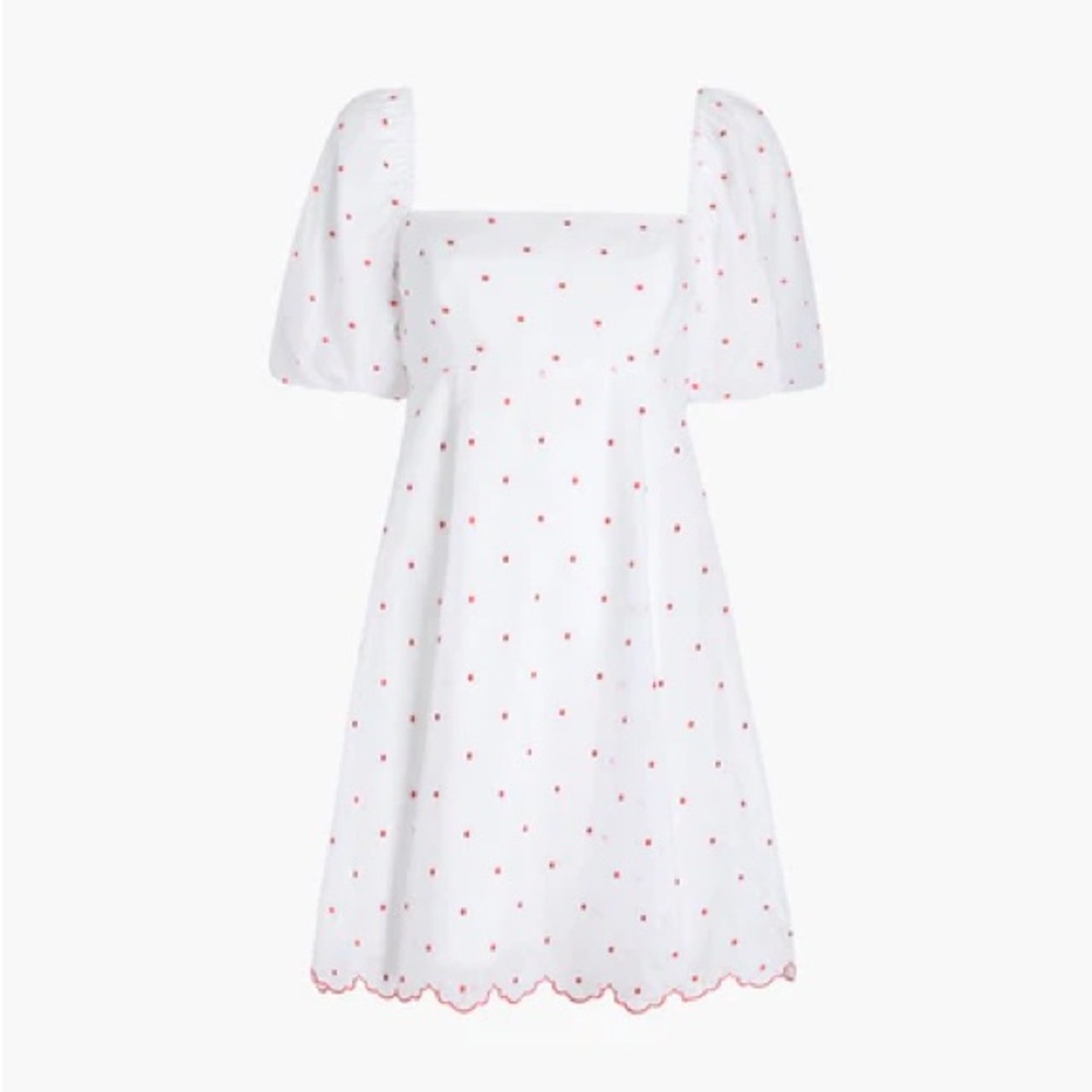 The Matilda Mini Dress ( Hill House ) cherry organza